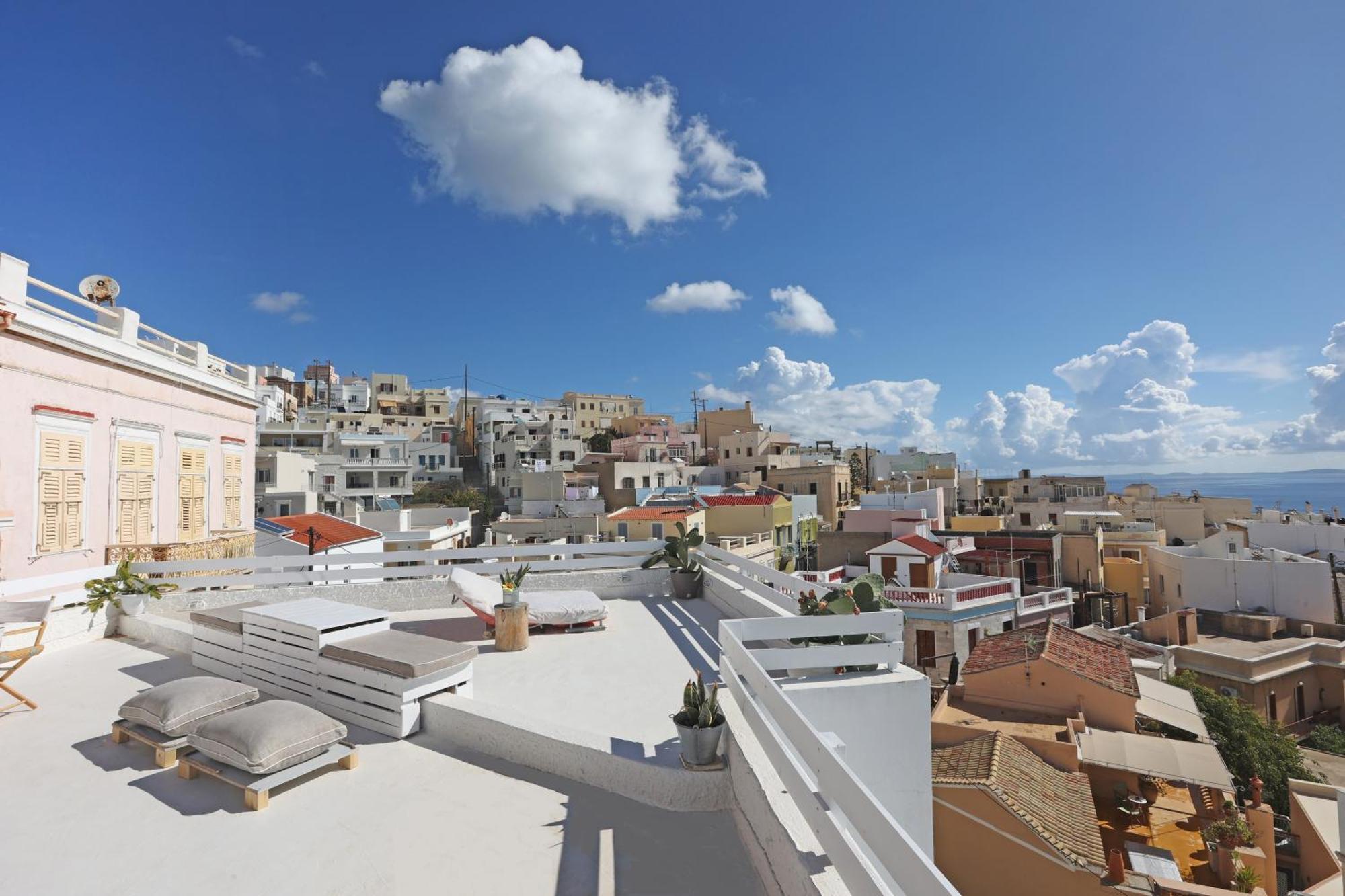 San Nikolas View Guest House Ermupoli Exteriér fotografie