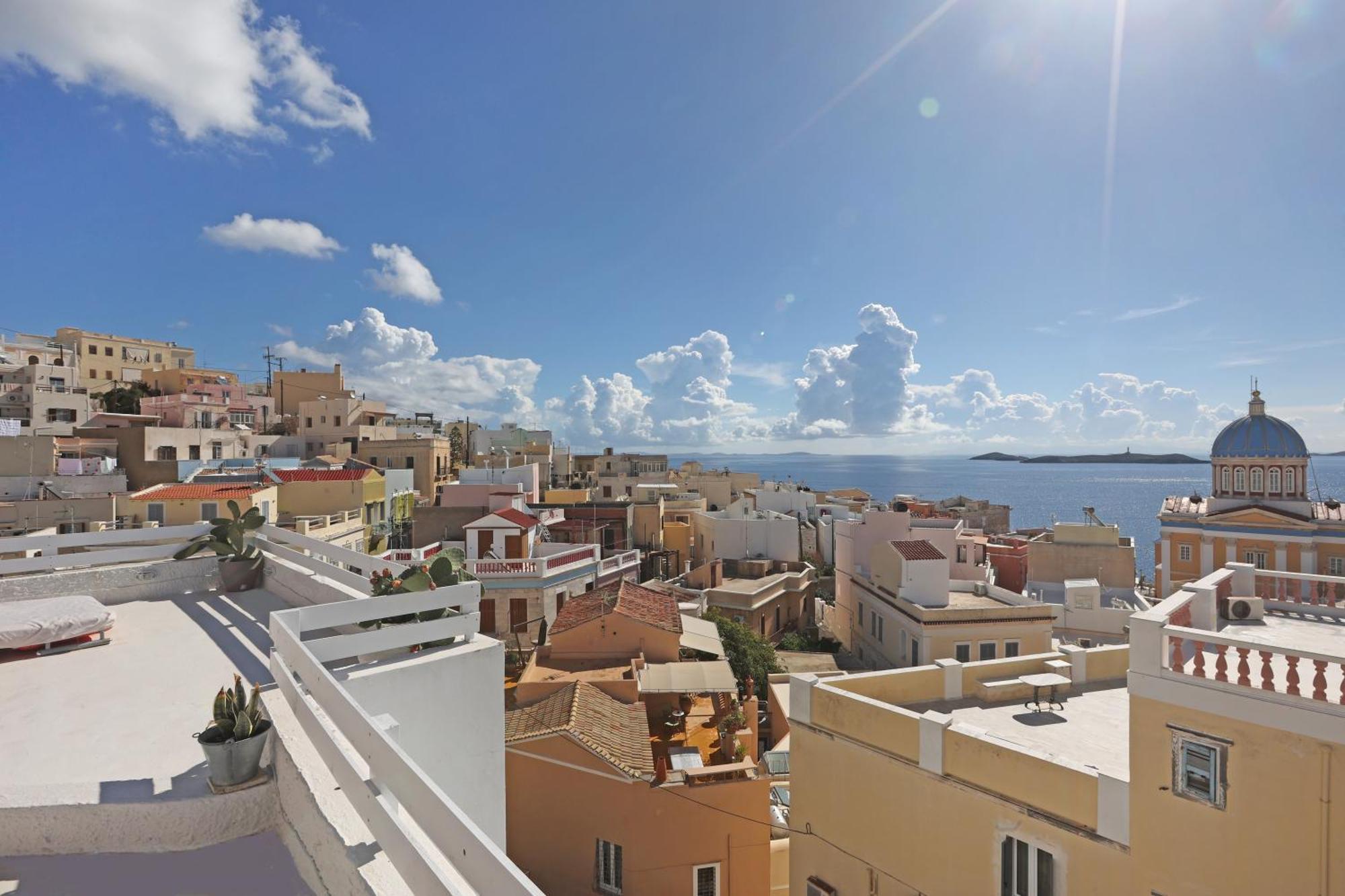 San Nikolas View Guest House Ermupoli Exteriér fotografie