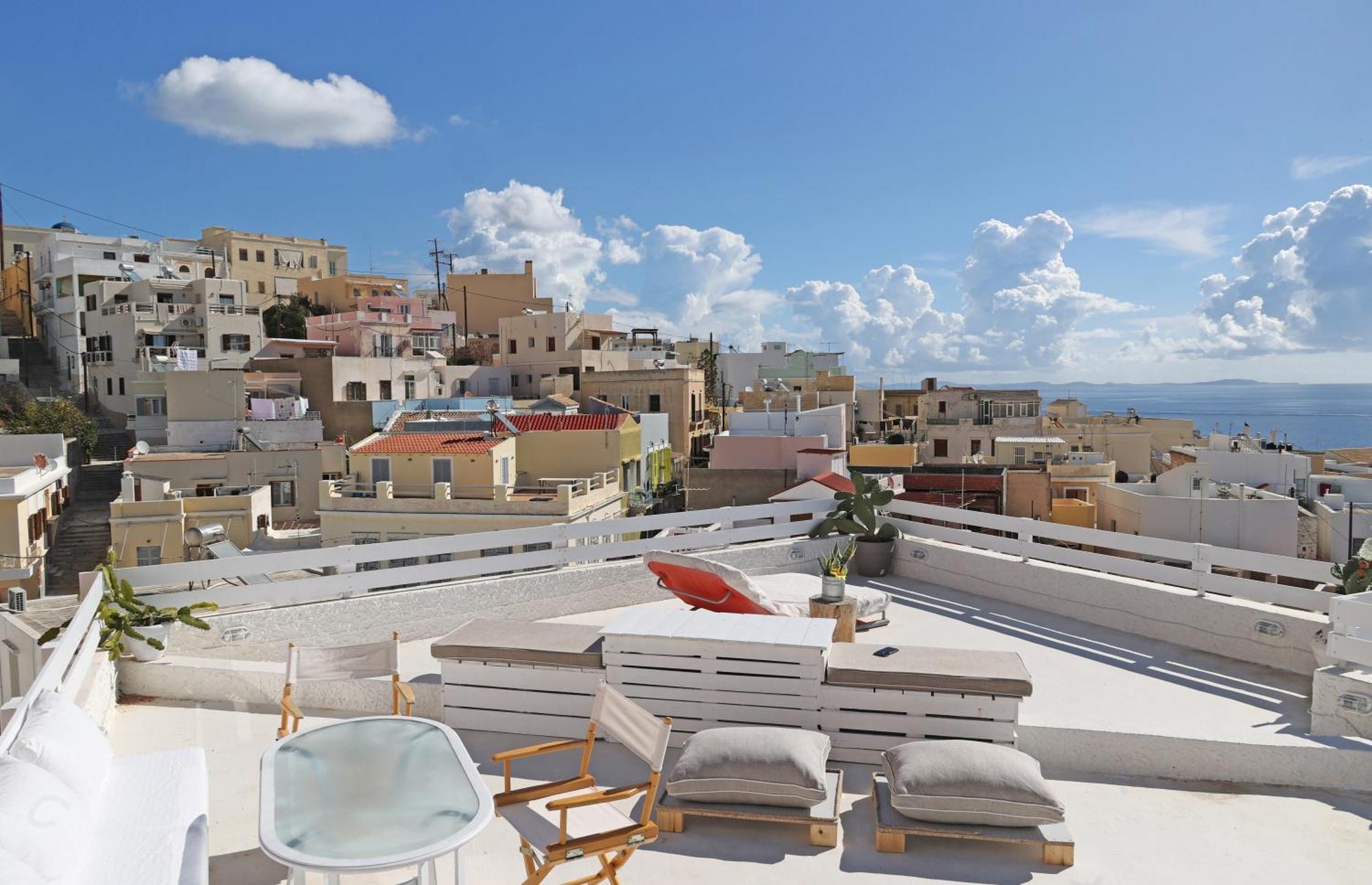 San Nikolas View Guest House Ermupoli Exteriér fotografie