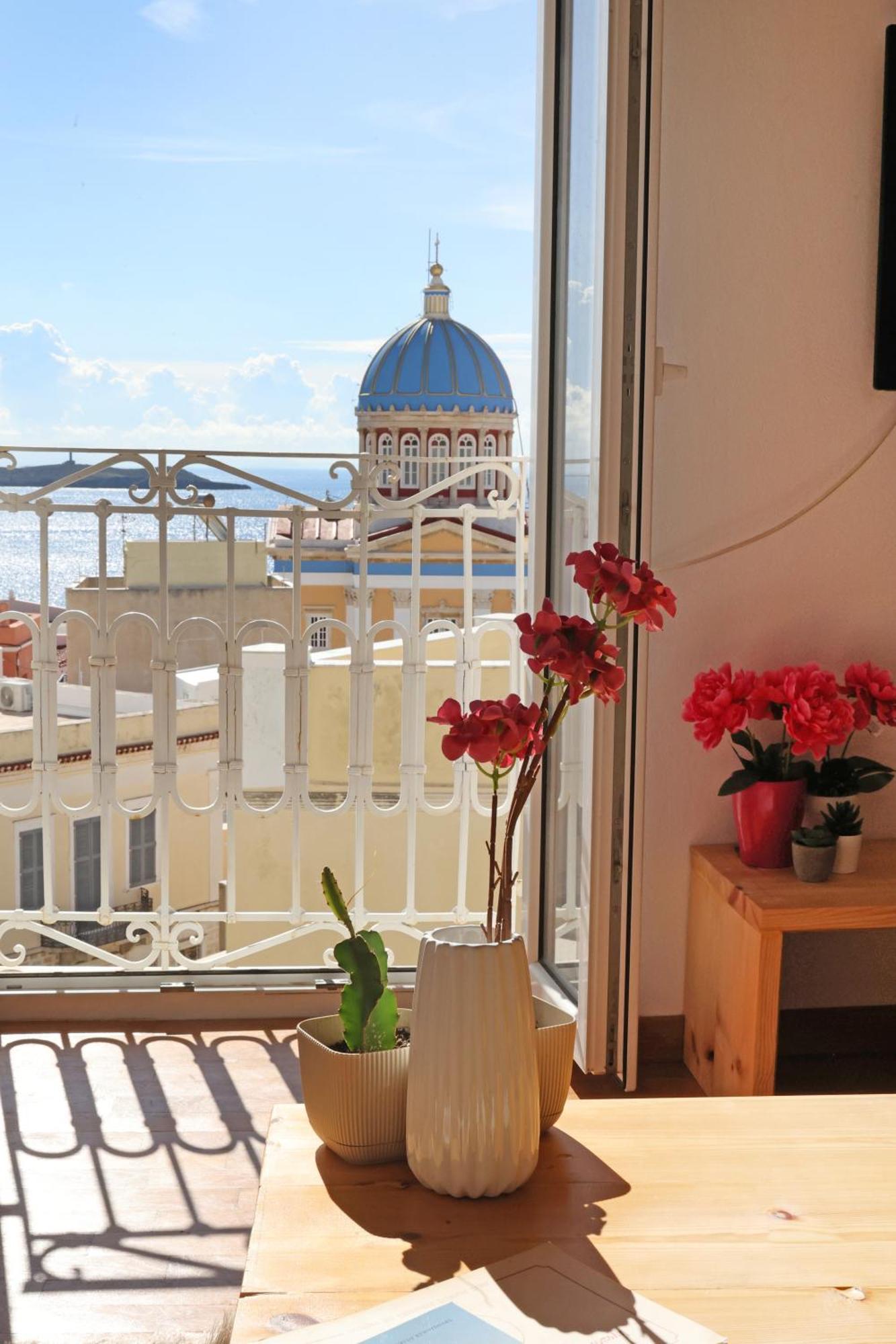 San Nikolas View Guest House Ermupoli Exteriér fotografie