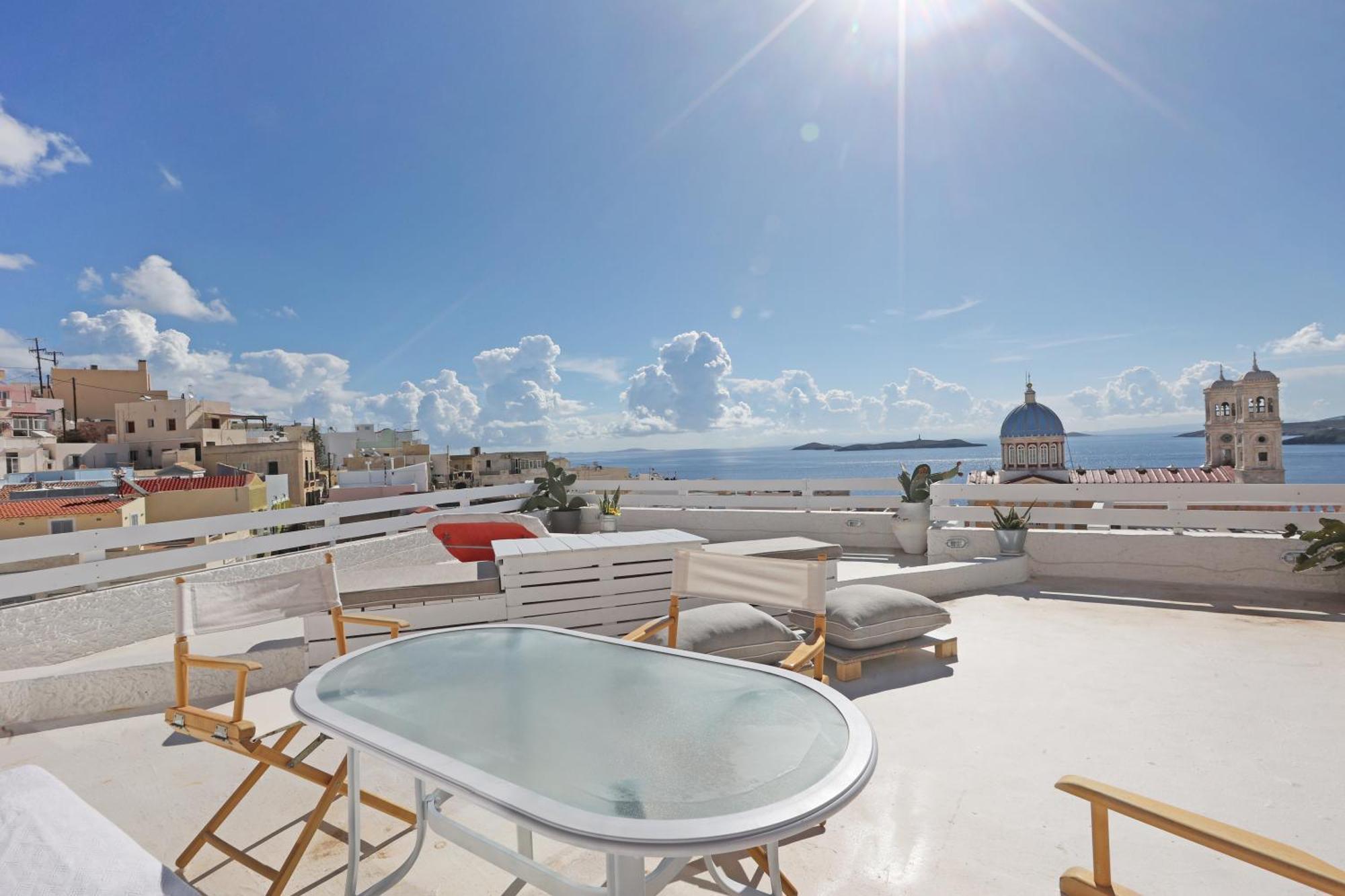 San Nikolas View Guest House Ermupoli Exteriér fotografie